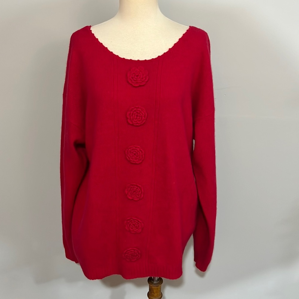 Vintage Pasta Wool & Rabbit Hair Blend Sweater Women’s Sz L